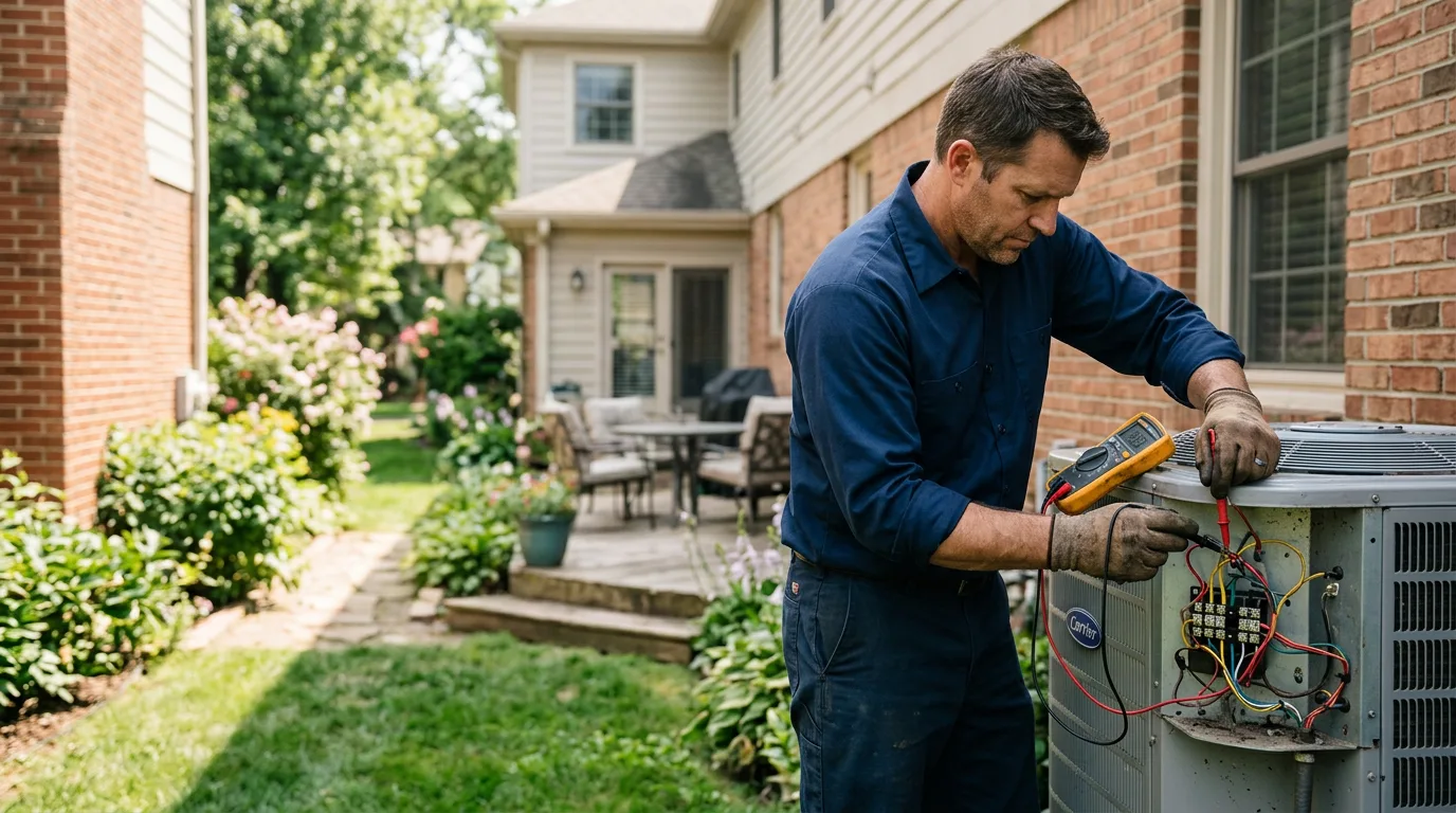 HVAC technician working near Knob Lick, KY